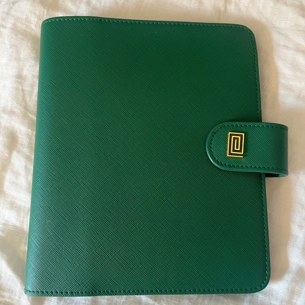 Green Saffiano Notiq Planner Cover